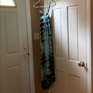 Tie dye maxi dress